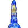 MetallicAnal Gode Fantasy Scopio 17 x 5cm Bleu-Doré